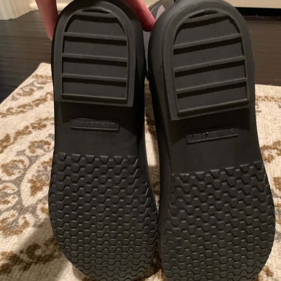 Burberry Check Panel Rain Boots Charcoal - Picture 10 of 12